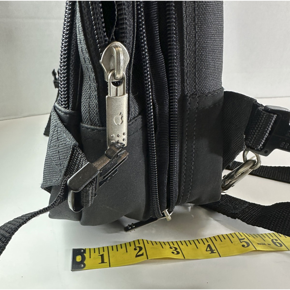 *Flawed Vintage Apple Computer x Mead Backpack Bag Rainbow Logo Collector Rare - Picture 2 of 16